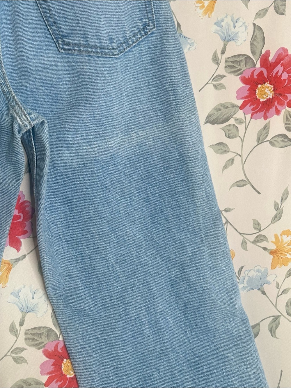 JBD | Just Black Denim | Women's Light Blue Distressed Straight-Leg Jeans | 25 - Picture 5 of 6